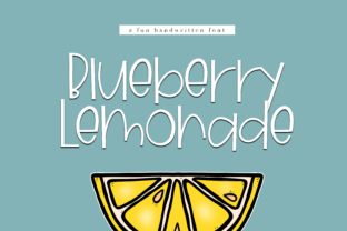 Blueberry Lemonade: The Handwritten Font with a Fresh Twist