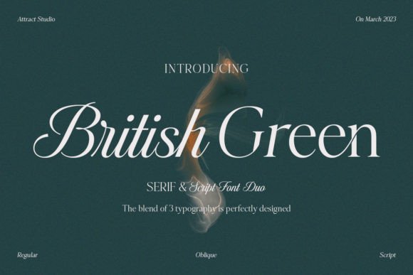 British Green: The Font Duo That Balances Elegance with Versatility
