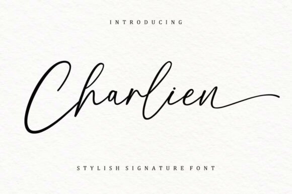 Charlien: A Signature Script Font That Brings Handcrafted Warmth to Your Work