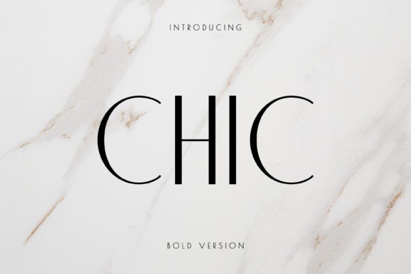 Chic: The Sans Serif That Brings Quiet Sophistication