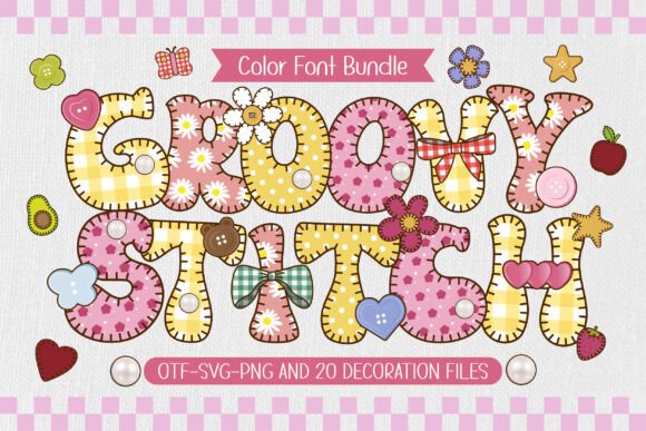 Groovy Stitch: The Playful Font for Handmade Charm