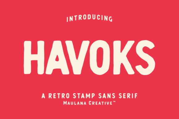 Havoks: The Chunky Sans Serif That Injects Retro Energy