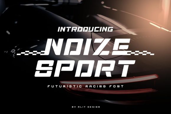 Noize Sport: The High-Octane Typeface for Racing Designs