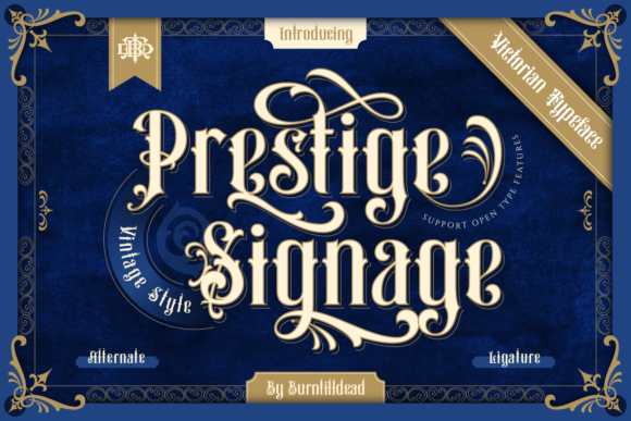 Prestige Signage: Capturing Victorian Elegance in Your Designs