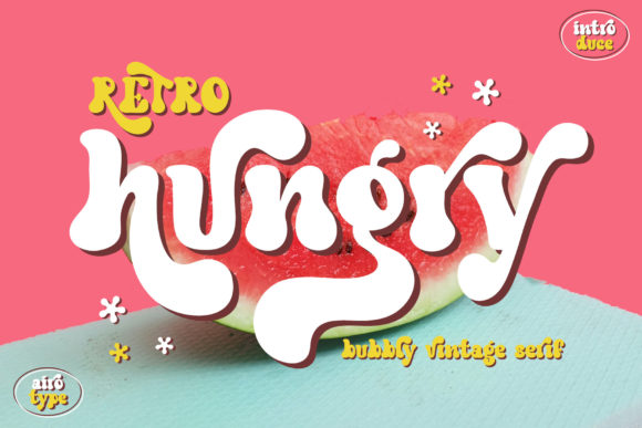 Retro Hungry: A Font That Brings Vintage Cool to Modern Projects