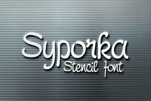 Syporka Stencil: The Font That Bridges DIY Charm and Pro Polish